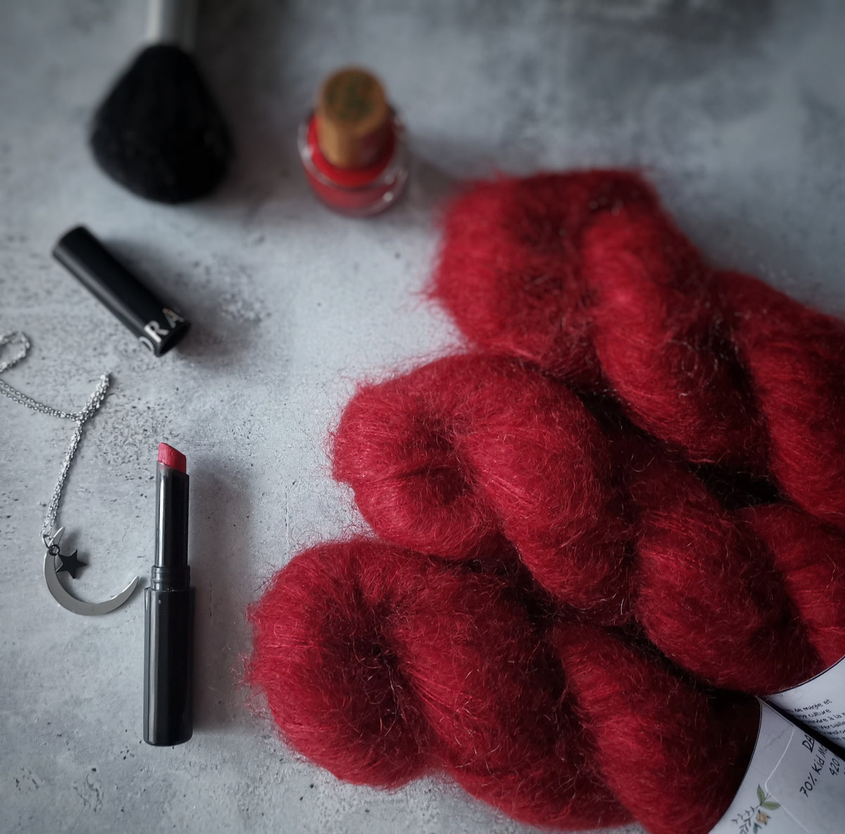 Hortense • Kid Mohair & Soie Lace