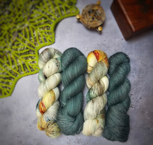 Leloa shawl kit (without pattern) - Dyed to order
