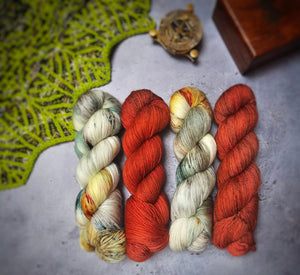 Leloa shawl kit (without pattern) - Dyed to order