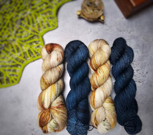 Leloa shawl kit (without pattern) - Dyed to order