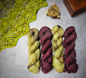 Leloa shawl kit (without pattern) - Dyed to order