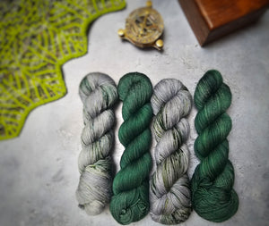 Leloa shawl kit (without pattern) - Dyed to order