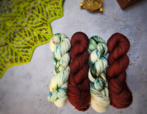 Leloa shawl kit (without pattern) - Dyed to order