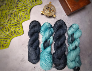 Leloa shawl kit (without pattern) - Dyed to order