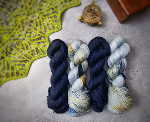 Leloa shawl kit (without pattern) - Dyed to order