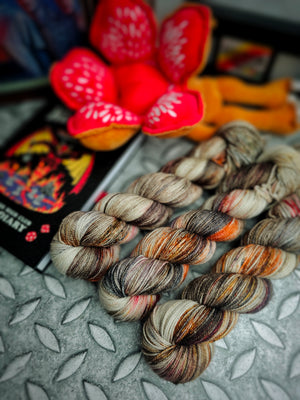 Merinos Superwash Nylon Stellina - Fingering - Hellfire Club