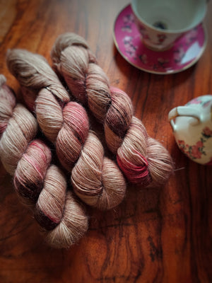 Single Merinos Kid Mohair - Fingering - Pompadour