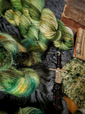Kid Mohair Sequin et Soie - Lace - Rhianon et Feirgh