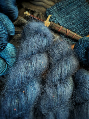 Kid Mohair Sequin et Soie - Lace - Basgiath