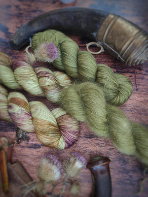 Leloa shawl kit (without pattern) - Dyed to order