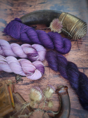 Leloa shawl kit (without pattern) - Dyed to order