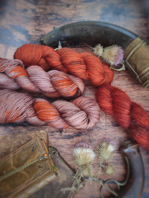 Leloa shawl kit (without pattern) - Dyed to order