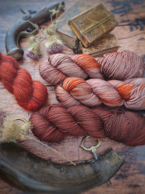 Leloa shawl kit (without pattern) - Dyed to order