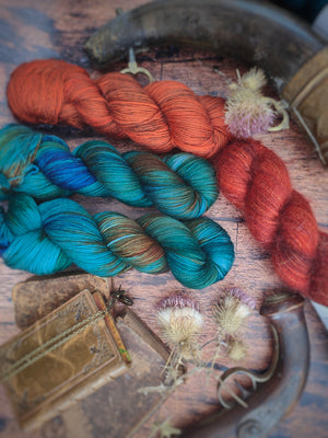 Leloa shawl kit (without pattern) - Dyed to order