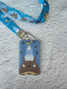 Lanière et porte badge Totoro