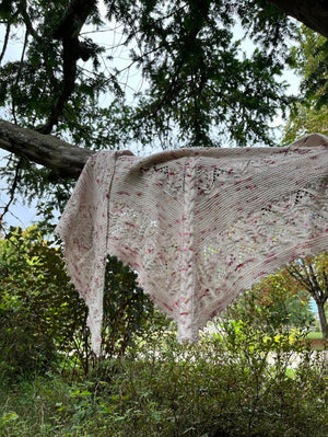 Leloa shawl kit (without pattern) - Dyed to order