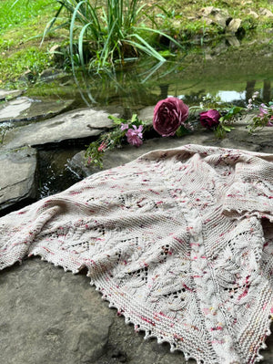 Leloa shawl kit (without pattern) - Dyed to order