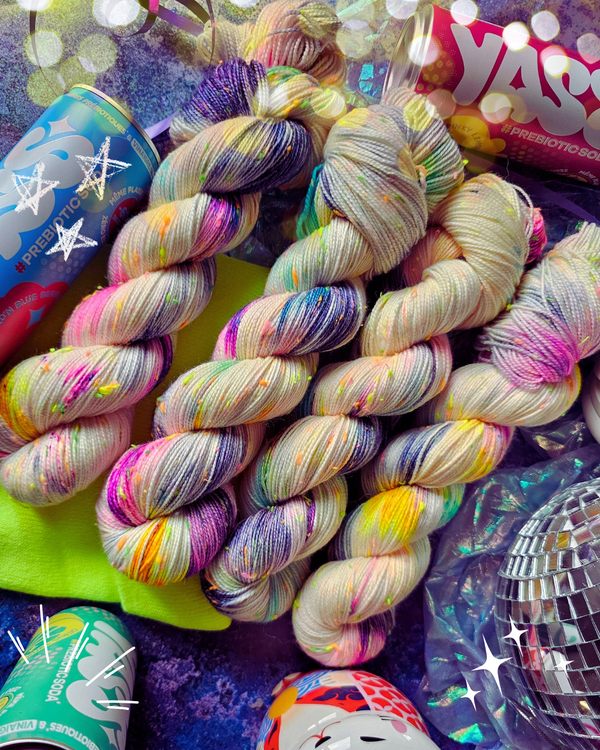 Merino Superwash Nylon Stellina - Fingering - Coloris Phileas