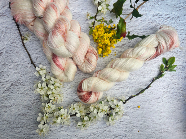 Merino Superwash Tencel - Fingering - Coloris Aurore