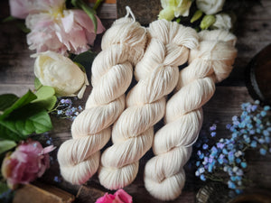 Merinos Superwash Bambou Soie - Fingering - Aujourd'hui, t'en prends pas