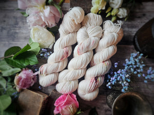 Merinos Superwash Bambou Soie - Fingering - Princesse Kaguya