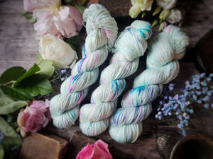 Merinos Superwash Bambou Soie - Fingering - Derpy et Sussie