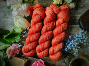 Merinos Superwash Bambou Soie - Fingering - Sur un oranger