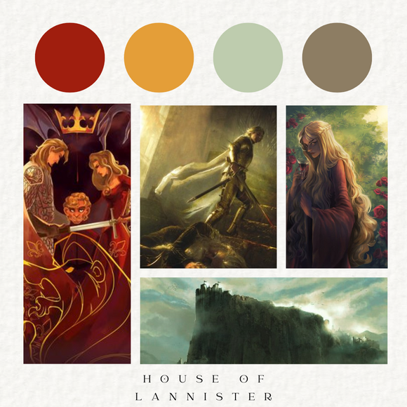 Club Laine of Thrones - Mars - House of Lannister