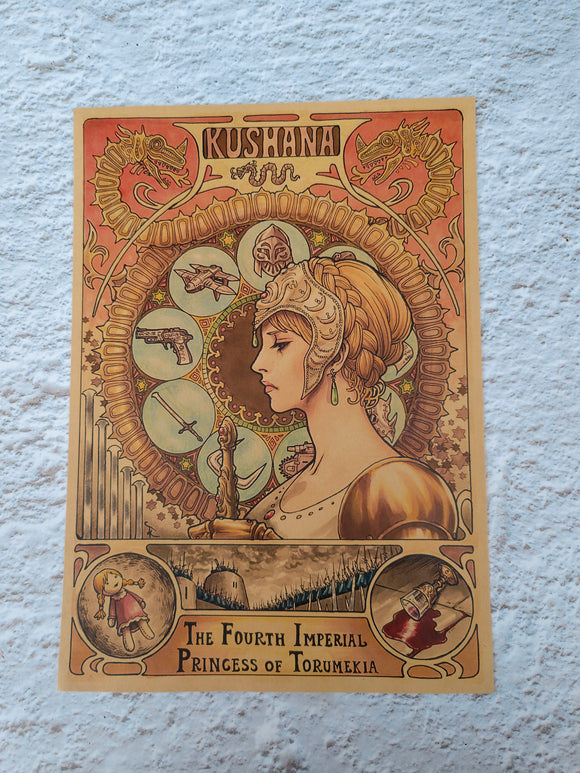 Affiche Kushana - Nausicaa