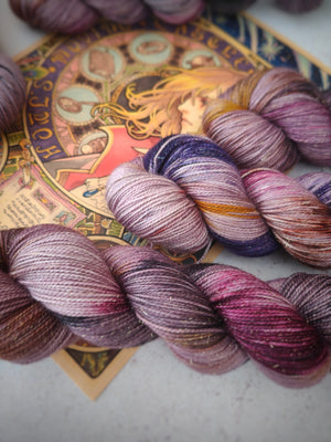 Merinos Superwash Nylon Stellina - Fingering - Navet  (Le château ambulant)