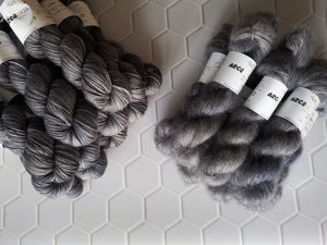 Kid Mohair et Soie - Lace - Cendres