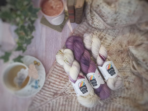 Home Sweet Home shawl kit (without pattern) - Dyed to order