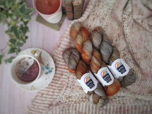 Home Sweet Home shawl kit (without pattern) - Dyed to order