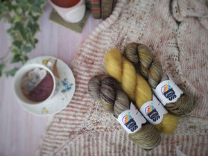 Home Sweet Home shawl kit (without pattern) - Dyed to order