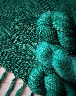 Kid Mohair et Soie - Lace - Forêt d'Emeraude