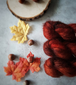 Kid Mohair and Silk - Lace - Galactic Fox