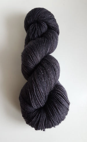 Merinos Superwash Nylon Stellina - Fingering - Dark Matter