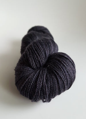 Merinos Superwash Nylon Stellina - Fingering - Dark Matter